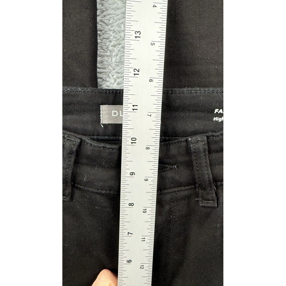 DL1961 Women's Black FARROW SKINNY Hi-Rise Instasculpt Ankle Jean Sz 26 - Picture 5 of 9